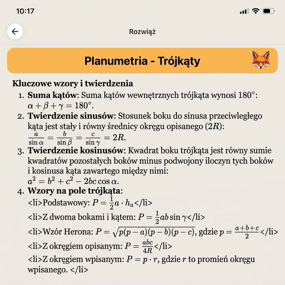 Matematyka Matura 2026 nauka